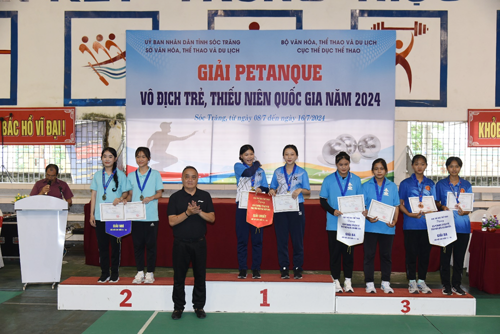 Trao 56 huy chương tại giải Petanque vô địch trẻ, thiếu niên quốc gia năm 2024 - ảnh 2