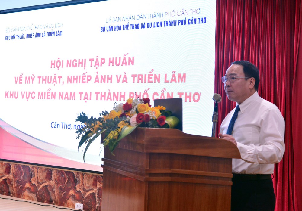 Tập huấn công tác quản lý nhà nước lĩnh vực mỹ thuật, nhiếp ảnh và triển lãm khu vực phía Nam - ảnh 2