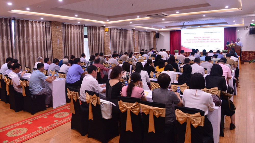 Tập huấn công tác quản lý nhà nước lĩnh vực mỹ thuật, nhiếp ảnh và triển lãm khu vực phía Nam - ảnh 5