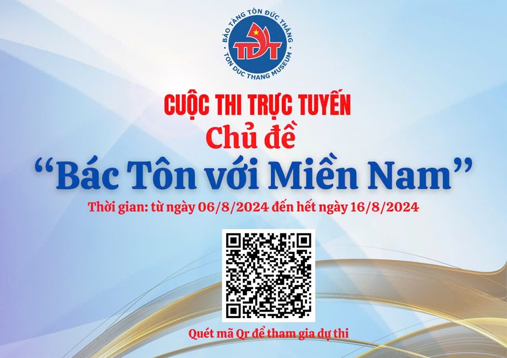 Cuộc thi trực tuyến “Bác Tôn với miền Nam” - ảnh 1