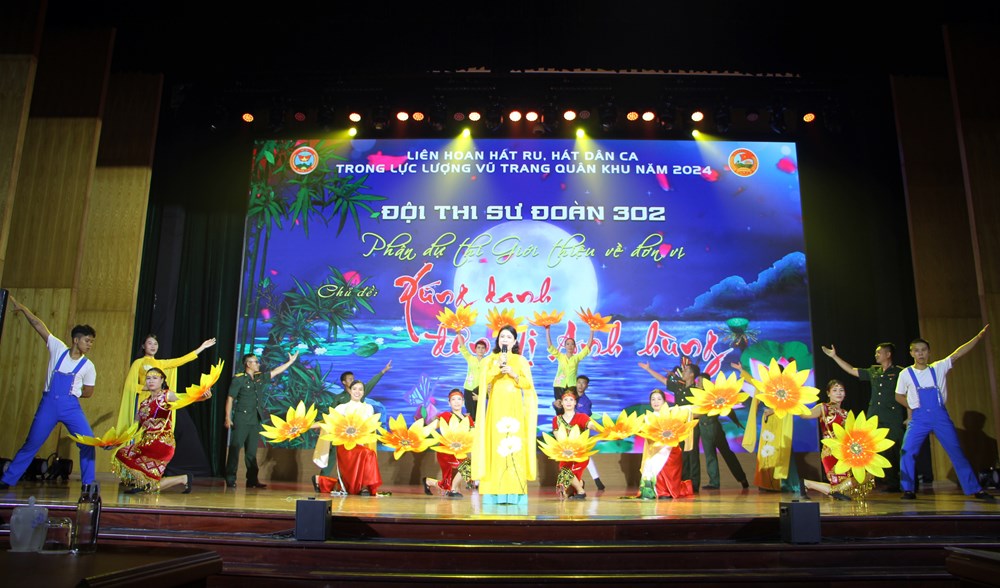 Gần 500 diễn viên lực lượng vũ trang tham gia Liên hoan Hát ru, hát dân ca năm 2024 - ảnh 1