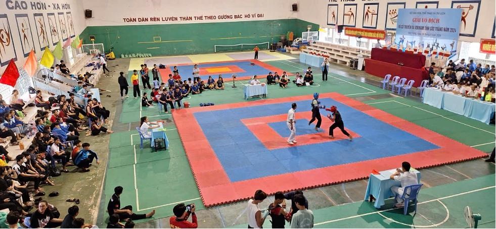 Trao 256 giải thưởng tại giải Vô địch Võ cổ truyền và Vovinam năm 2024 - ảnh 1