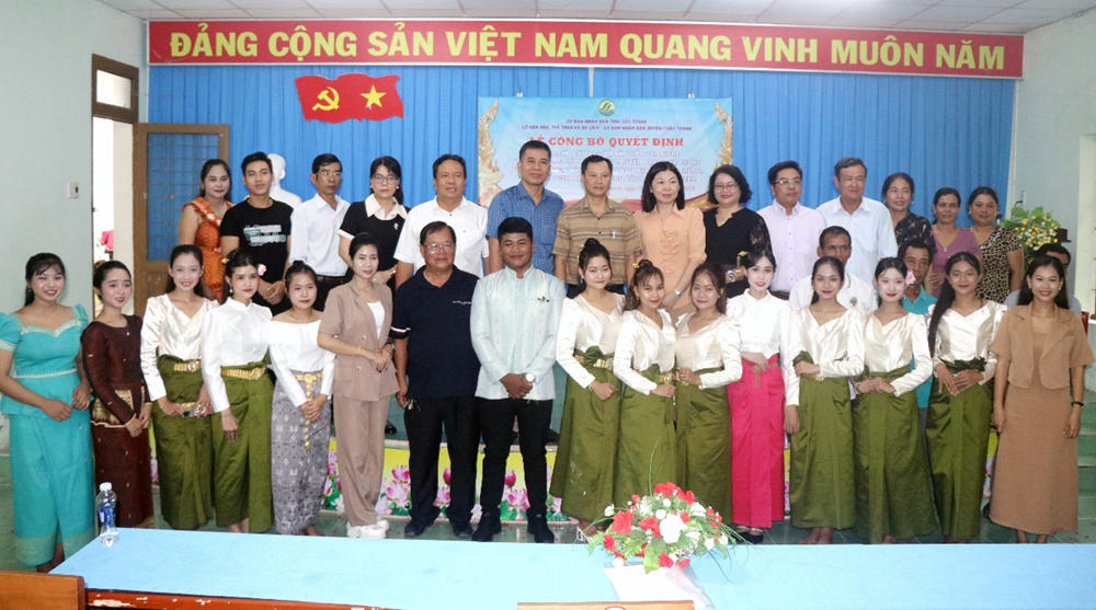 Khai giảng lớp truyền dạy di sản văn hóa truyền thống dân tộc Khmer - ảnh 3