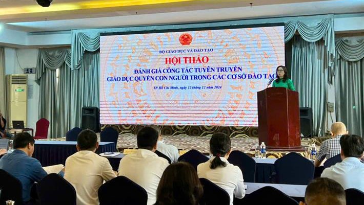 Đánh giá công tác tuyên truyền, giáo dục quyền con người trong cơ sở đào tạo - ảnh 1