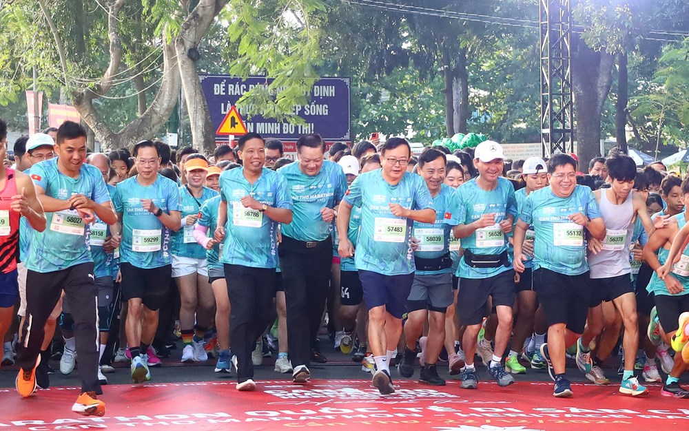 Hơn 9.000 VĐV tham dự Giải Marathon Quốc tế Di sản Cần Thơ 2024 - ảnh 2