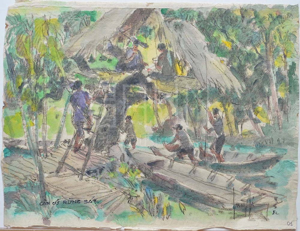 Triển lãm đặc biệt tưởng nhớ chiến sĩ - họa sĩ Huỳnh Phương Đông - ảnh 5