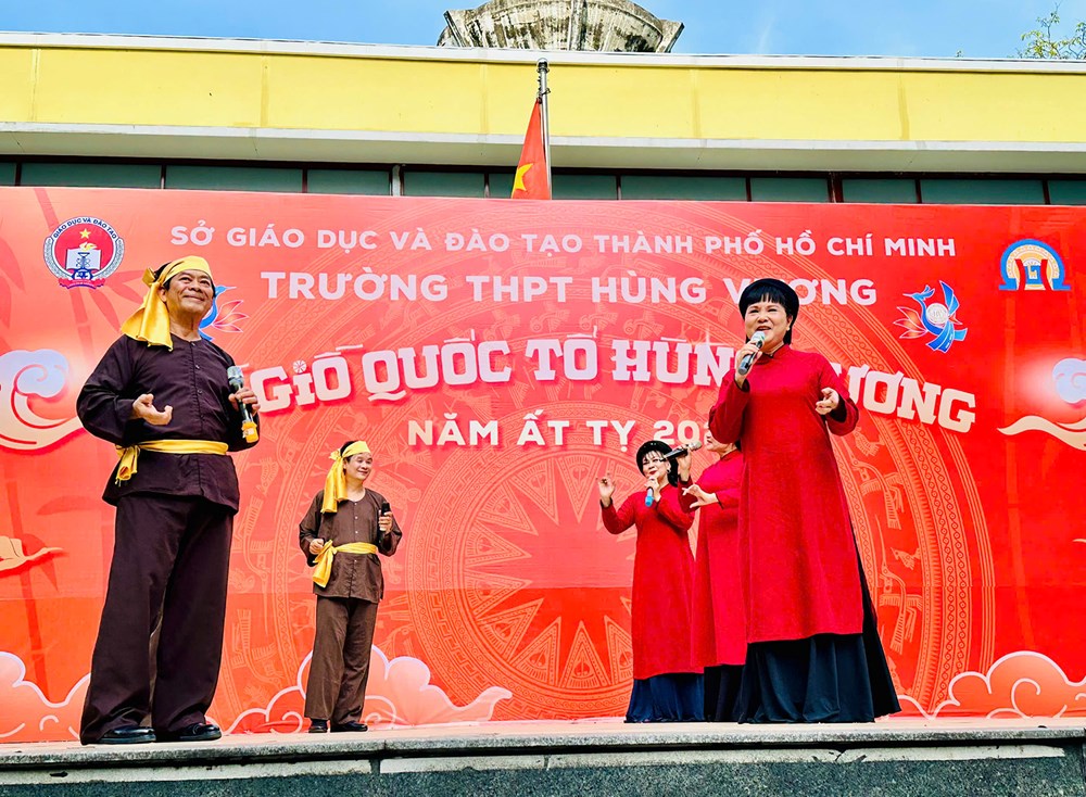 TP.HCM lần đầu đưa Hát xoan vào sân khấu học đường - ảnh 1