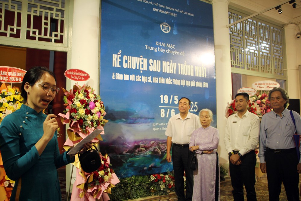 Trưng bày hơn 100 tác phẩm “Kể chuyện sau ngày thống nhất” - ảnh 2