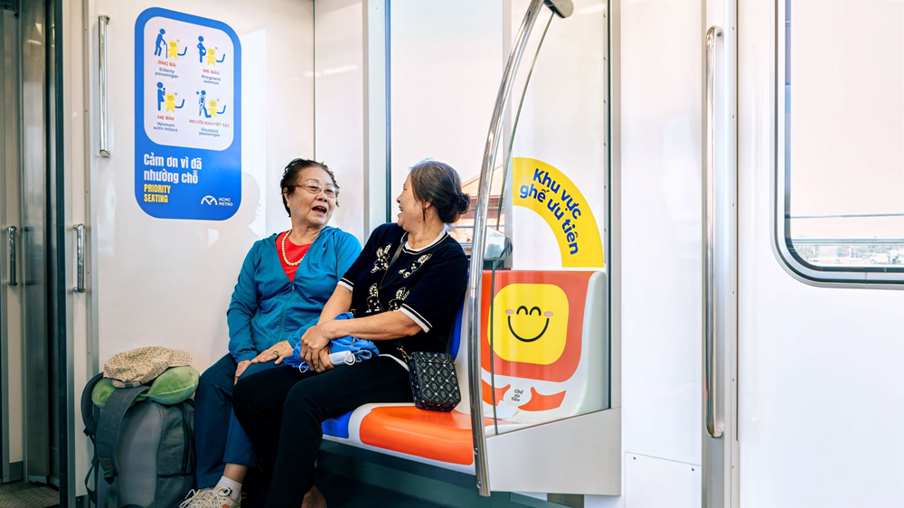 Lan tỏa hành vi văn minh trên tuyến Metro số 1 - ảnh 1