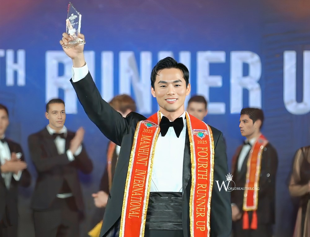 Người mẫu Vũ Linh đoạt Á vương 4 tại Manhunt International 2025 - ảnh 2