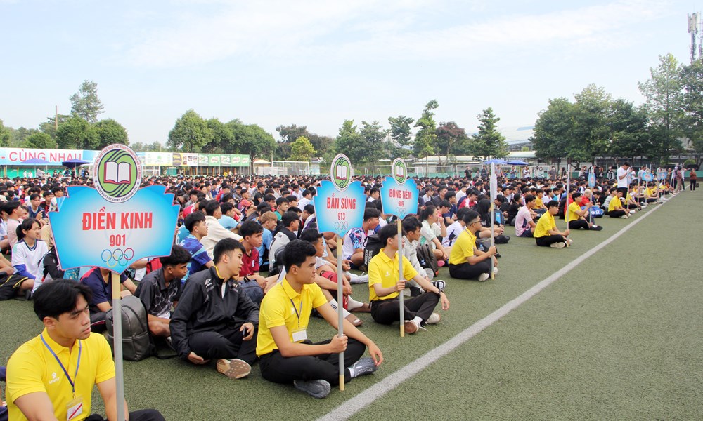 Trường ĐH Thể dục Thể thao TP.HCM khai mạc kỳ thi tuyển sinh năng khiếu 2025 - ảnh 1