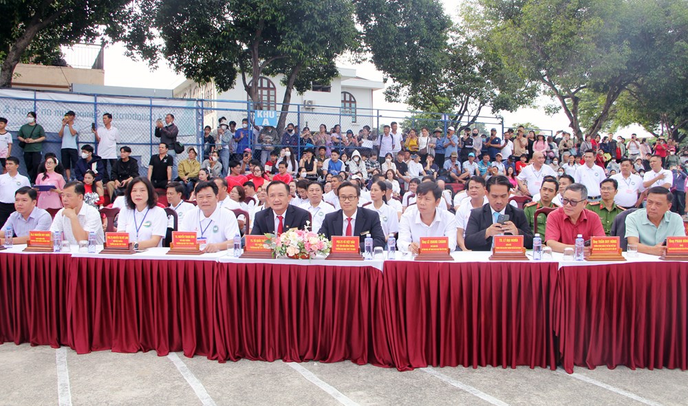 Trường ĐH Thể dục Thể thao TP.HCM khai mạc kỳ thi tuyển sinh năng khiếu 2025 - ảnh 3