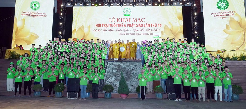 Gần 3.000 bạn trẻ tham gia Hội trại “Tuổi trẻ và Phật giáo” lần thứ 15 - ảnh 1