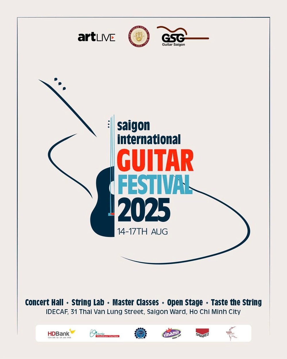 Liên hoan Guitar quốc tế Sài Gòn 2025 quy tụ nhiều nghệ sĩ danh tiếng quốc tế - ảnh 1