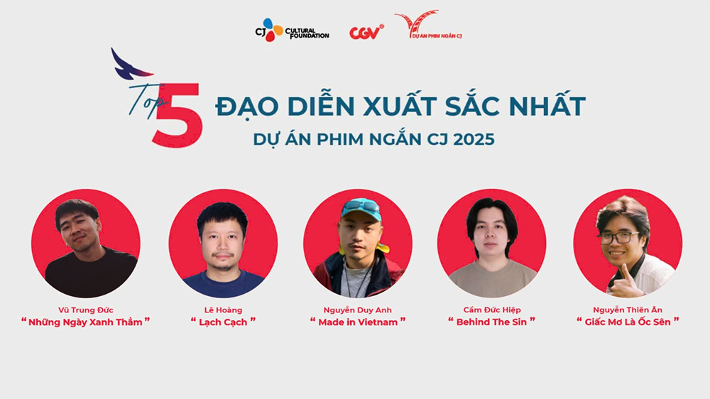 Công bố Top 5 đạo diễn trẻ tài năng Dự án phim ngắn CJ 2025 - ảnh 5