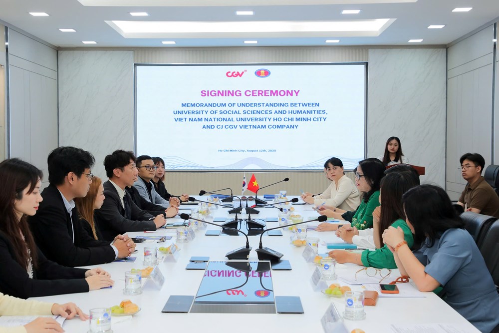 CGV đồng hành cùng USSH bồi dưỡng nhân lực điện ảnh - ảnh 1