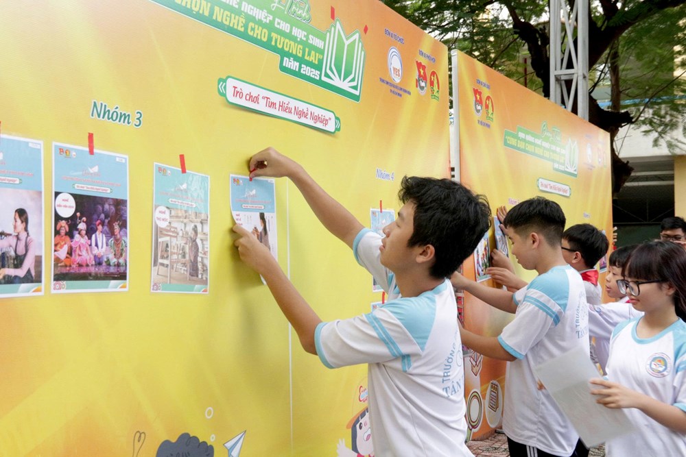 Học sinh hào hứng tham gia chương trình định hướng nghề nghiệp - ảnh 3