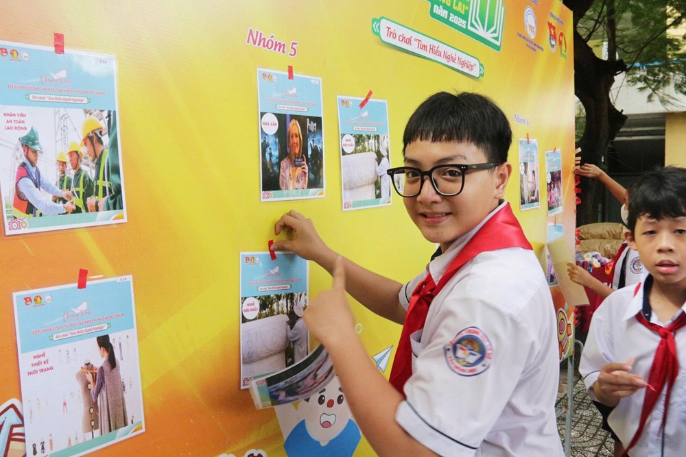 Học sinh hào hứng tham gia chương trình định hướng nghề nghiệp - ảnh 4