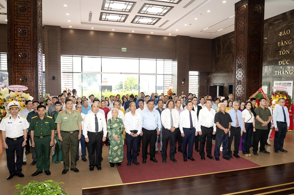 Họp mặt kỷ niệm 137 năm Ngày sinh Chủ tịch Tôn Đức Thắng - ảnh 2