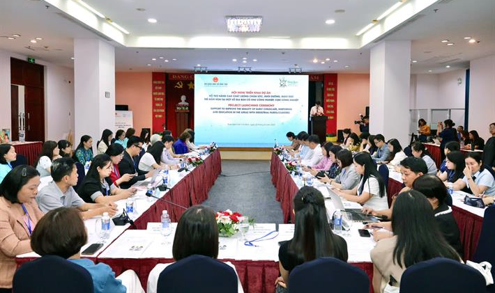 Triển khai dự án nâng cao chất lượng giáo dục mầm non tại khu công nghiệp - ảnh 1