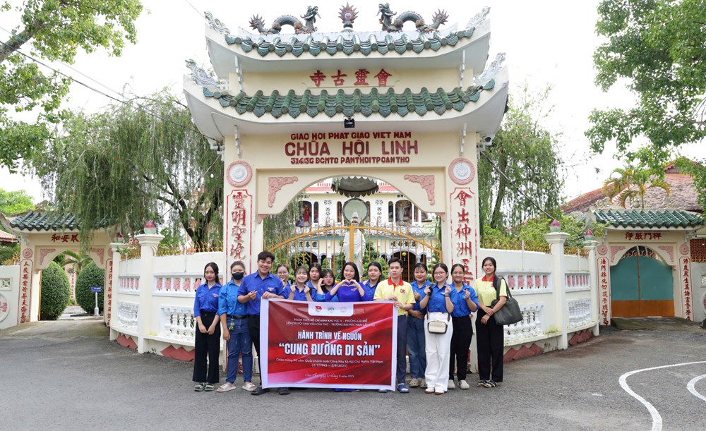 Tuổi trẻ Cần Thơ góp phần quảng bá 'Cung đường Di sản' - ảnh 1