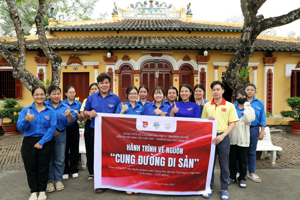Tuổi trẻ Cần Thơ góp phần quảng bá 'Cung đường Di sản' - ảnh 4