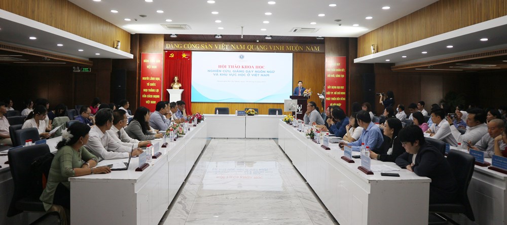 Hội thảo khoa học quốc gia về nghiên cứu, giảng dạy ngôn ngữ ở Việt Nam - ảnh 1