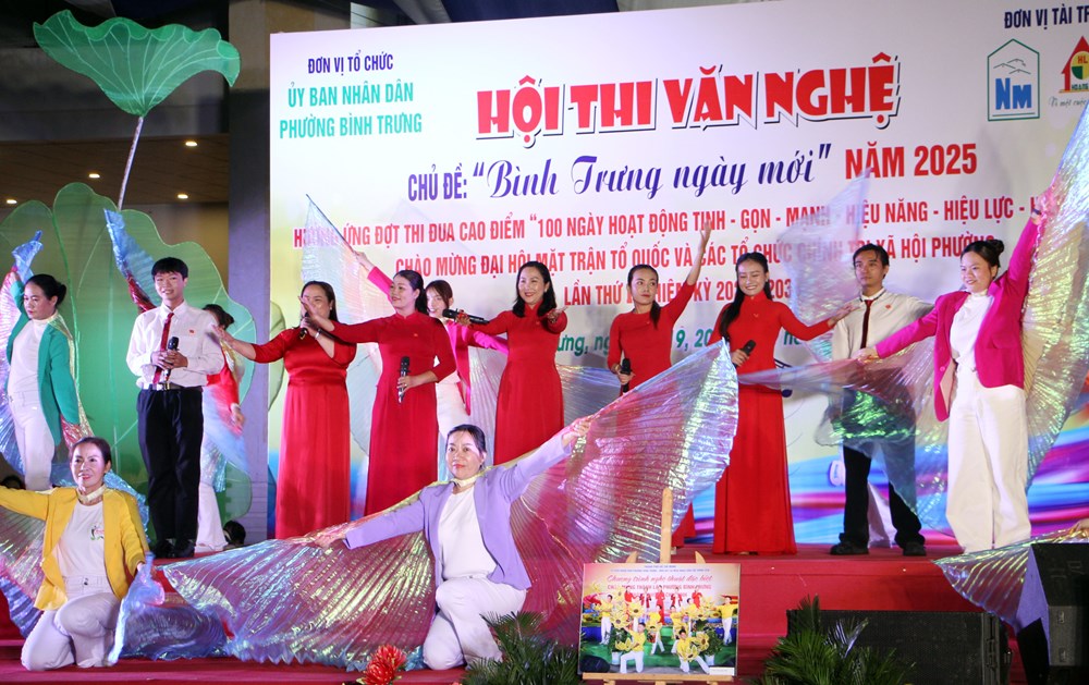 Hơn 100 tiết mục tham gia Hội thi văn nghệ 'Bình Trưng ngày mới' 2025 - ảnh 6