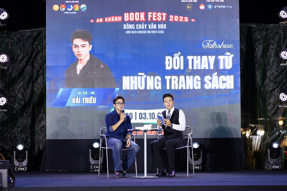 Nhà văn Hải Triều làm Đại sứ văn hóa đọc tại Lễ hội sách An Khánh – Book Fest 2025 - ảnh 1