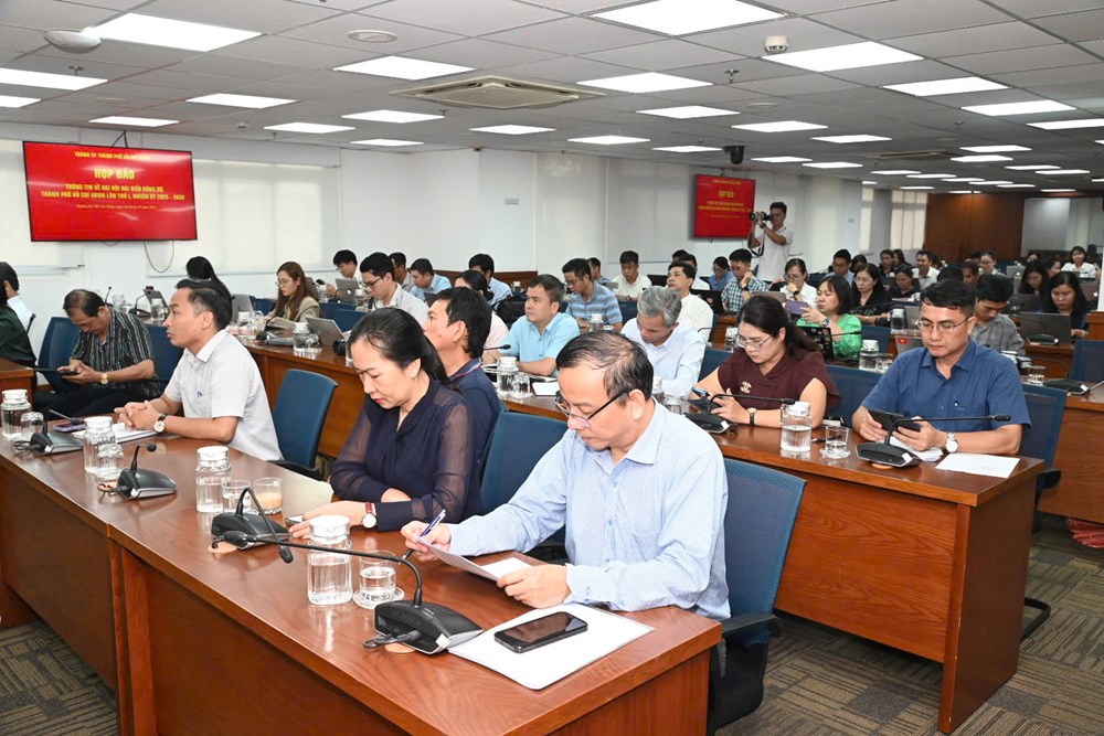 TP.HCM họp báo cung cấp thông tin về Đại hội Đảng bộ lần thứ I, nhiệm kỳ 2025–2030 - ảnh 5
