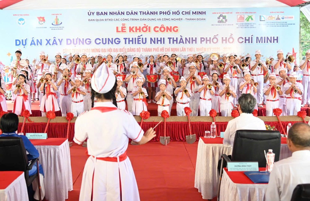 Khởi công dự án xây dựng Cung Thiếu nhi TP.HCM: Công trình trọng điểm chào mừng Đại hội Đảng bộ Thành phố - ảnh 7