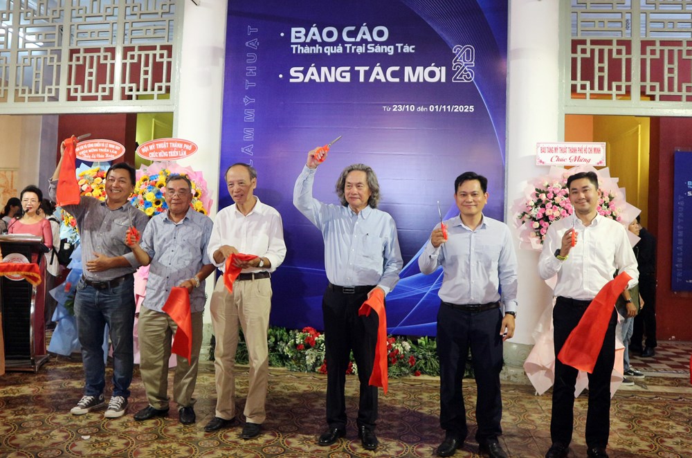 Triển lãm kết quả sáng tác 2025 của Hội Mỹ thuật TP.HCM - ảnh 1