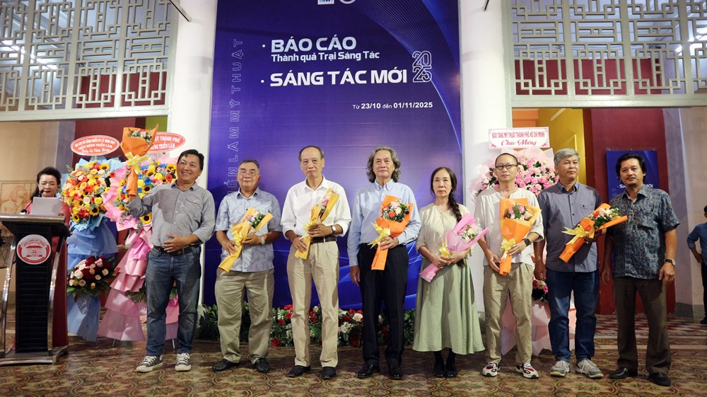 Triển lãm kết quả sáng tác 2025 của Hội Mỹ thuật TP.HCM - ảnh 7