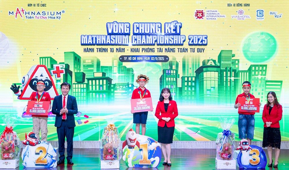 Vinh danh 18 thí sinh xuất sắc nhất tại Chung kết phía Nam Mathnasium Championship 2025 - ảnh 6