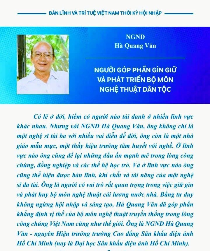 NGND Hà Quang Văn qua đời - ảnh 2