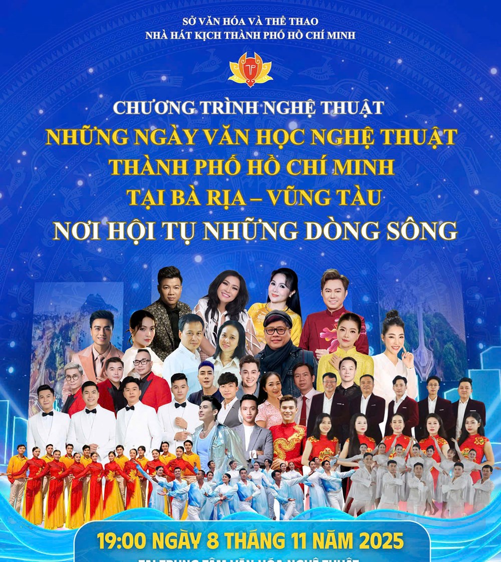 Chương trình nghệ thuật ‘TP.HCM - Nơi hội tụ những dòng sông’ tại Bà Rịa - Vũng Tàu - ảnh 1