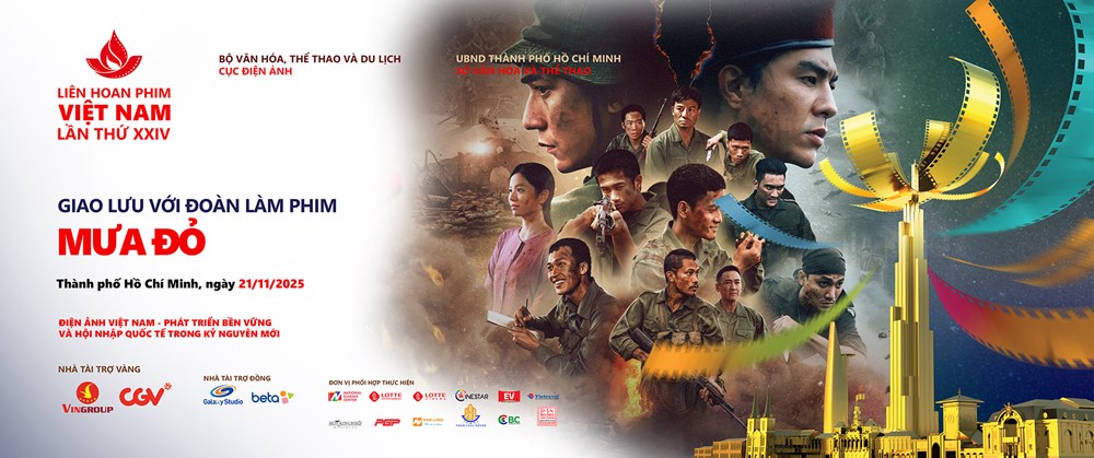 ‘Mưa đỏ’ chiếu khai mạc Liên hoan Phim Việt Nam lần thứ XXIV tại TP.HCM - ảnh 1