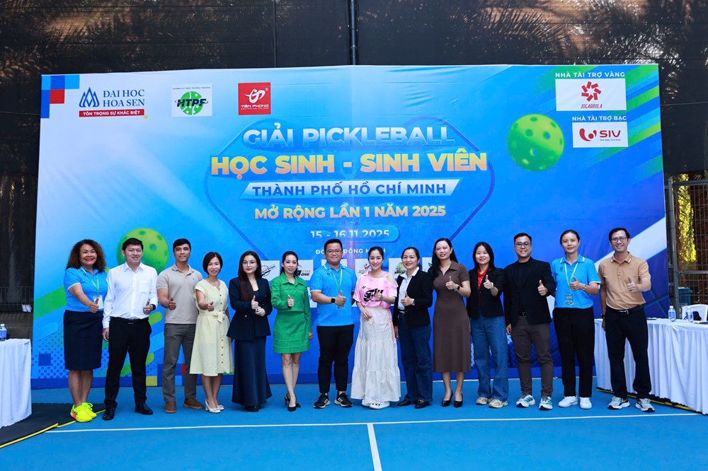 Gần 400 VĐV đến từ 62 trường tham gia Giải Pickleball Học sinh – Sinh viên mở rộng 2025 - ảnh 1