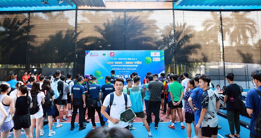 Gần 400 VĐV đến từ 62 trường tham gia Giải Pickleball Học sinh – Sinh viên mở rộng 2025 - ảnh 2