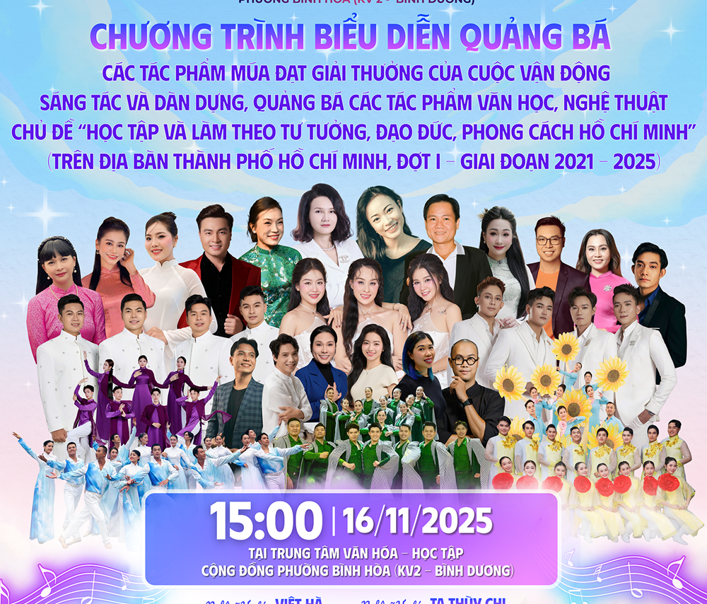 Quảng bá tác phẩm múa chủ đề học tập và làm theo Bác - ảnh 1