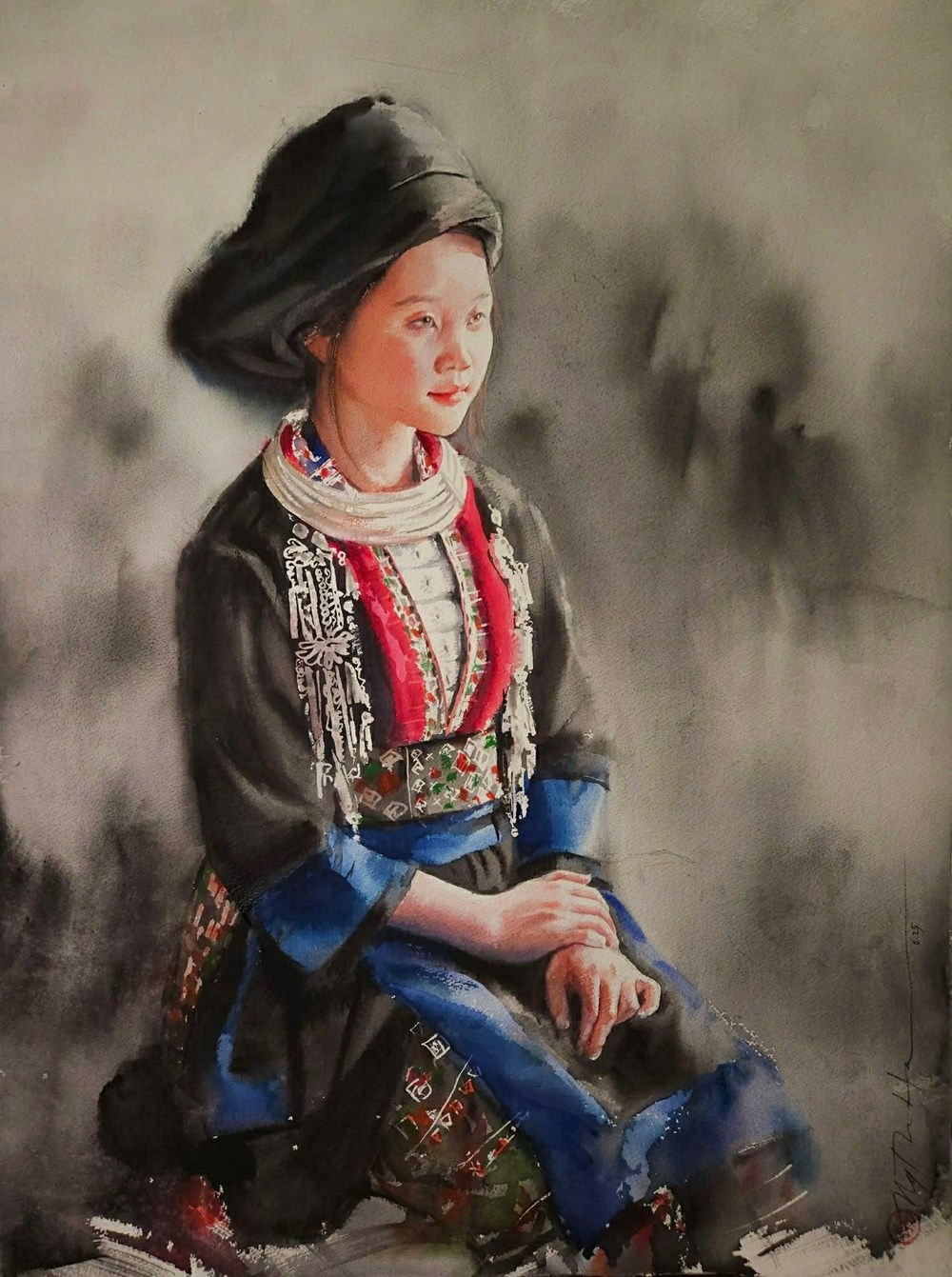 Triển lãm 'Chân dung màu nước' của Nguyễn Thu Hà - ảnh 3