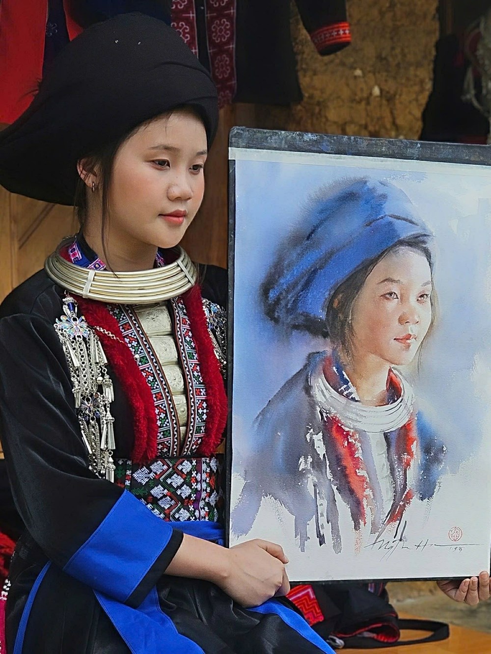 Triển lãm 'Chân dung màu nước' của Nguyễn Thu Hà - ảnh 1