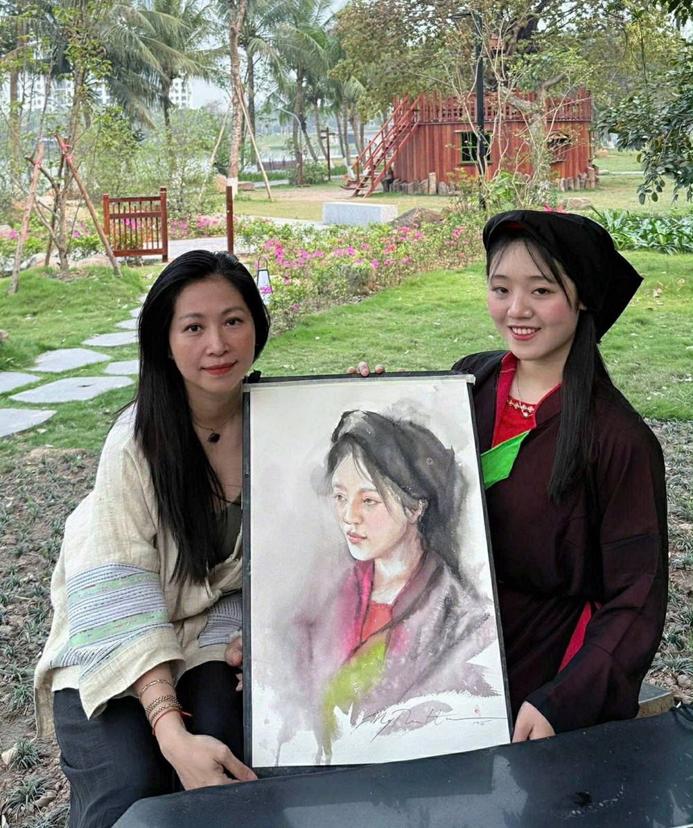 Triển lãm 'Chân dung màu nước' của Nguyễn Thu Hà - ảnh 8