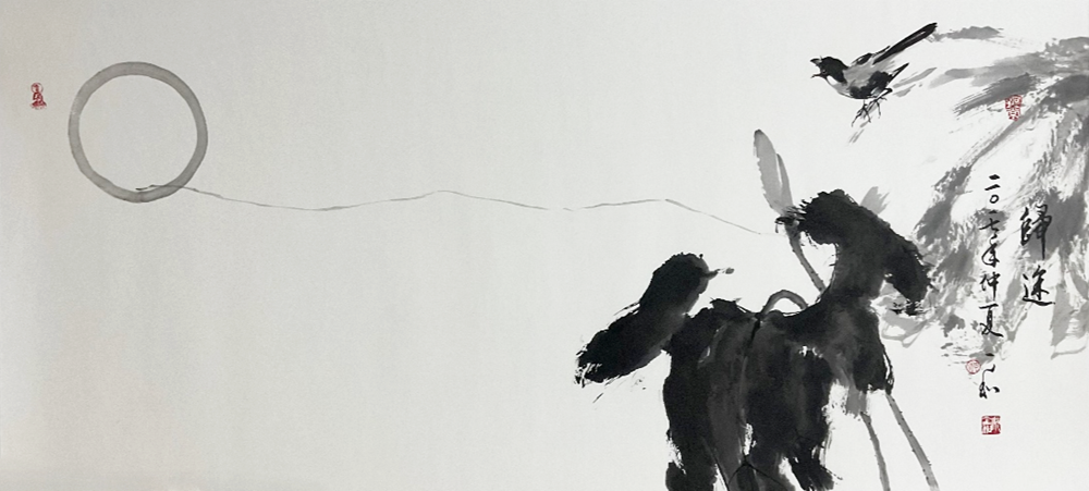 Thưởng lãm không gian thiền – thư pháp – hội họa của Trần Kim Hòa tại TP.HCM - ảnh 3