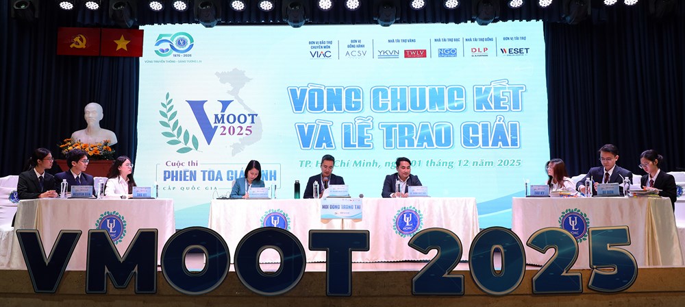Trường ĐH Luật Hà Nội đoạt Quán quân VMoot quốc gia 2025 - ảnh 1