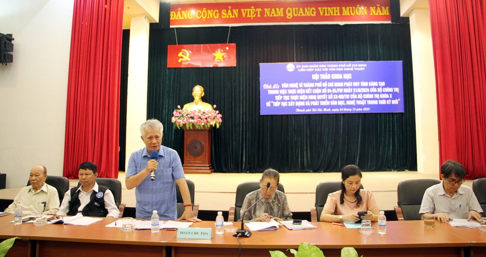Phát huy sáng tạo của văn nghệ sĩ trong phát triển văn học – nghệ thuật thời kỳ mới - ảnh 1