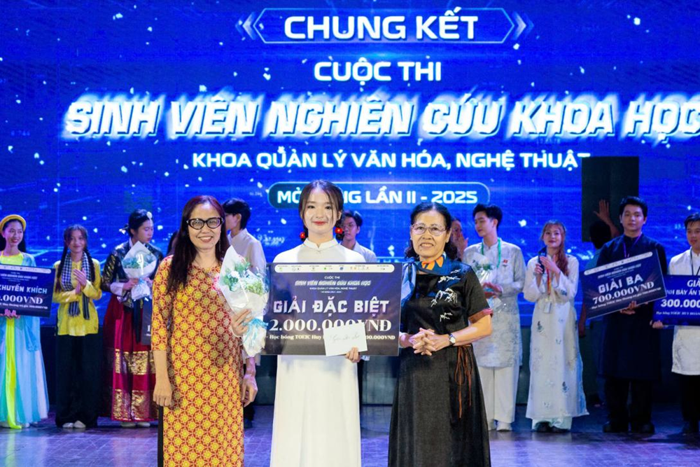 Nhiều góc nhìn văn hóa mới tại cuộc thi sinh viên nghiên cứu khoa học - ảnh 1