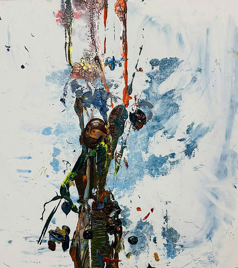 Khoảng lặng hội họa của một nữ sĩ quan - ảnh 4