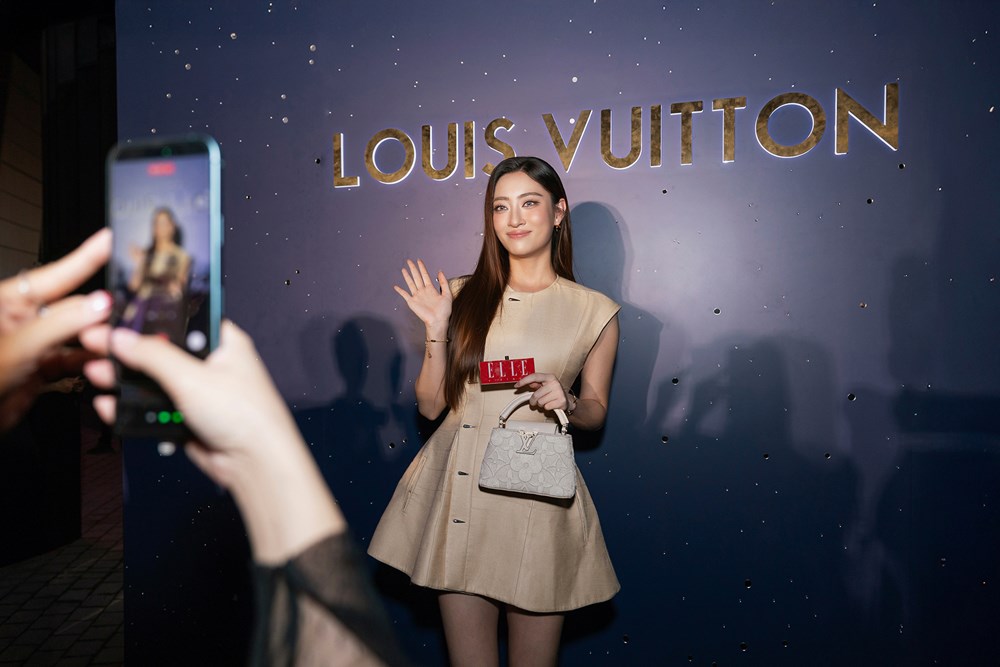 Lương Thùy Linh xuất hiện cùng dàn ‘em xinh’ tại tiệc thời trang Louis Vuitton - ảnh 3