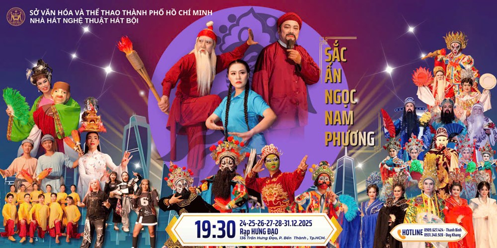 Hát bội “Sắc – ấn ngọc Nam phương” diễn phục vụ miễn phí đến hết năm - ảnh 1